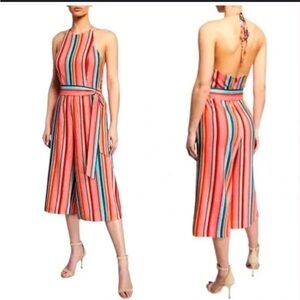Alice + Olivia Lucie Striped 
Jumpsuit